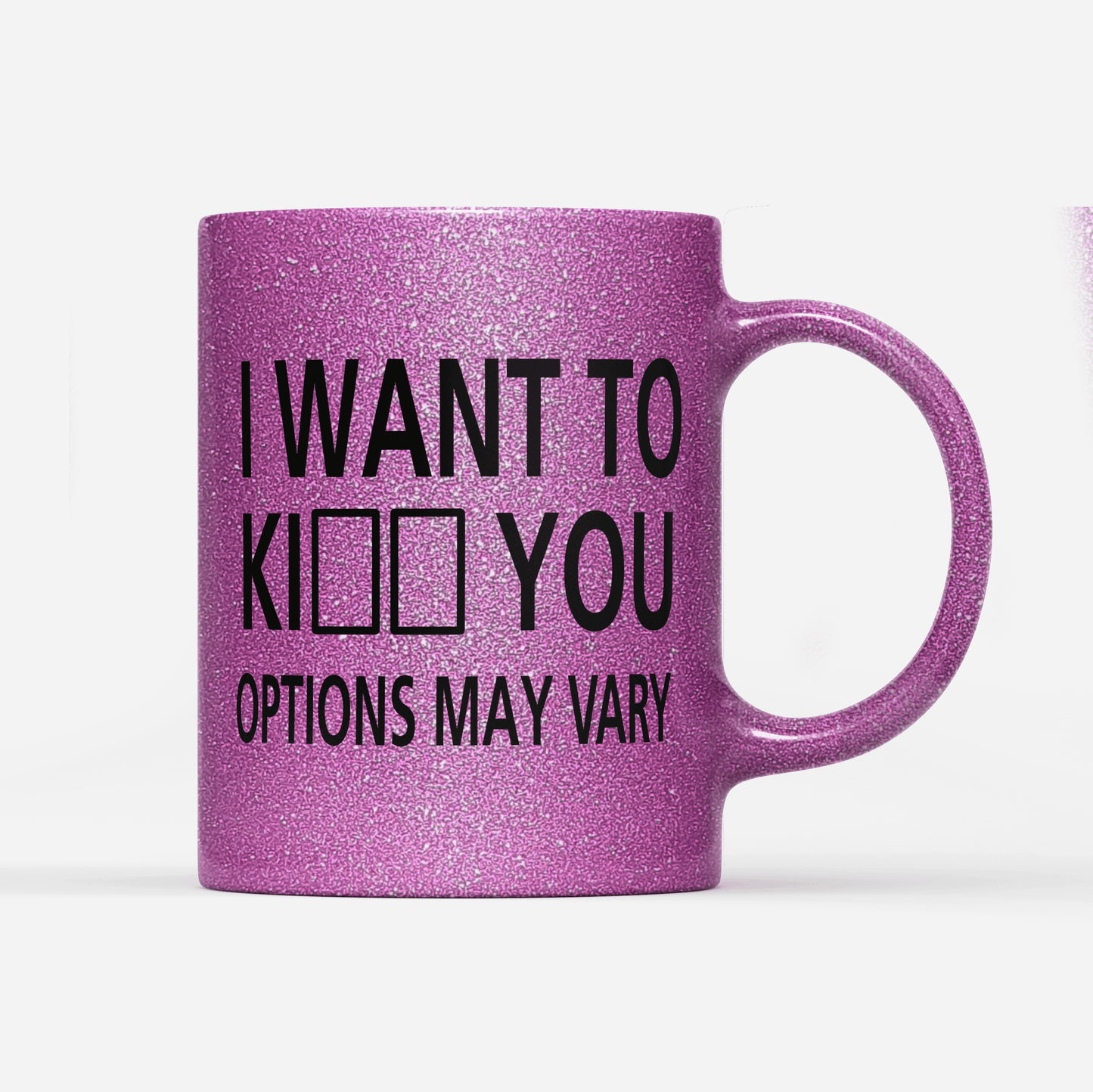 Tasse Glitzer Edition I want to