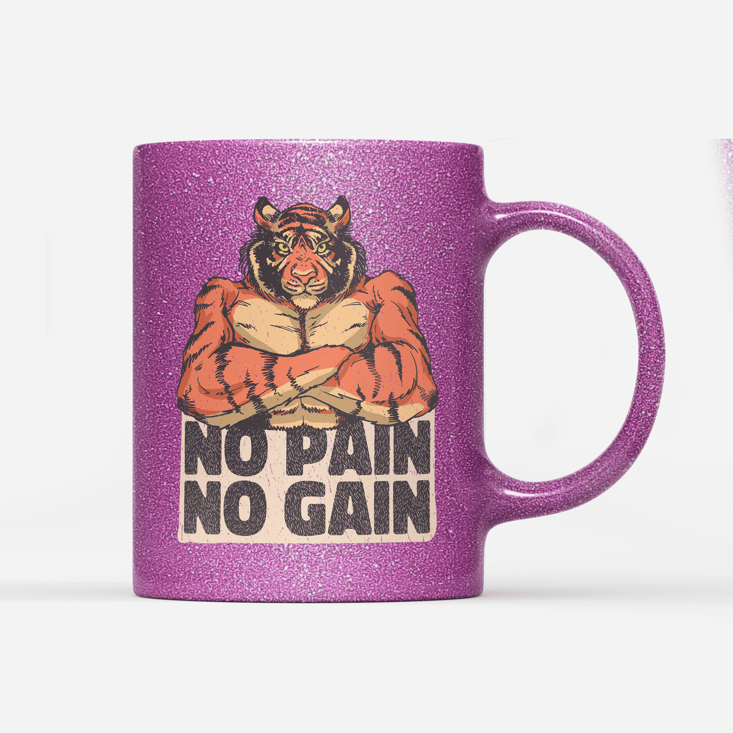 Tasse Glitzer Edition No Pain No Gain