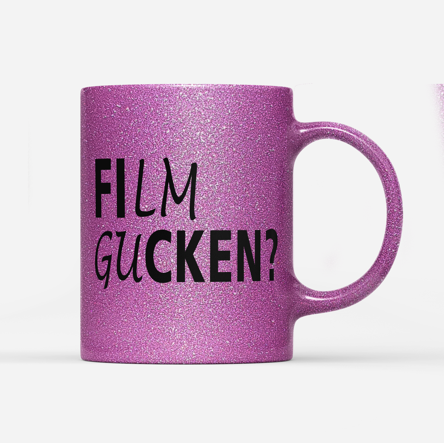 Tasse Glitzer Edition Film gucken