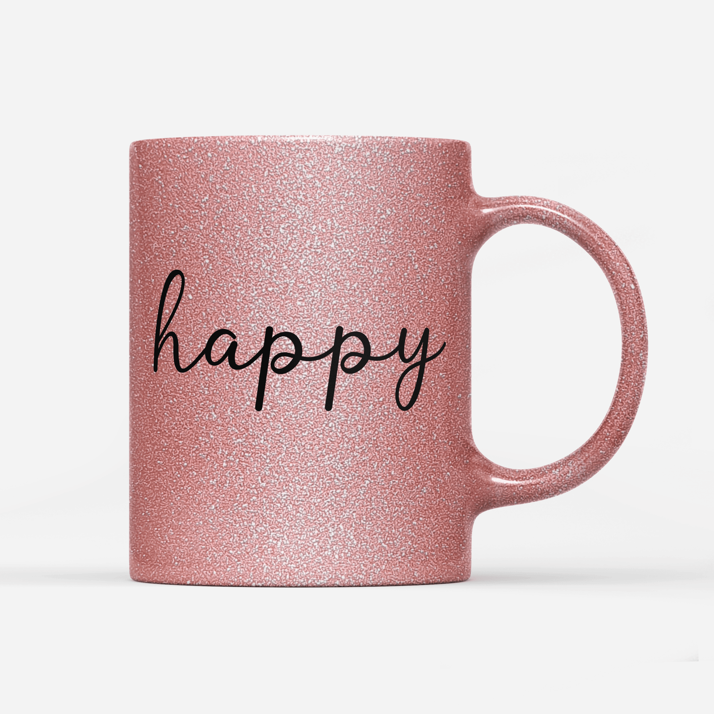 Tasse Glitzer Edition happy