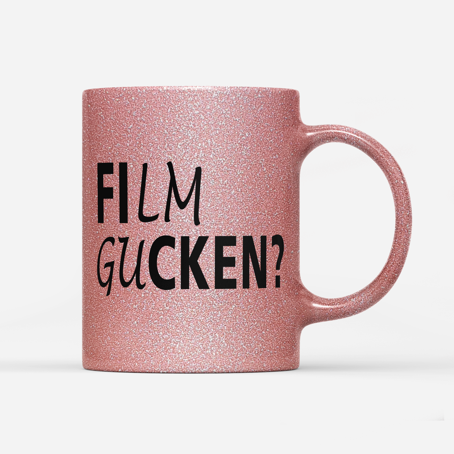 Tasse Glitzer Edition Film gucken