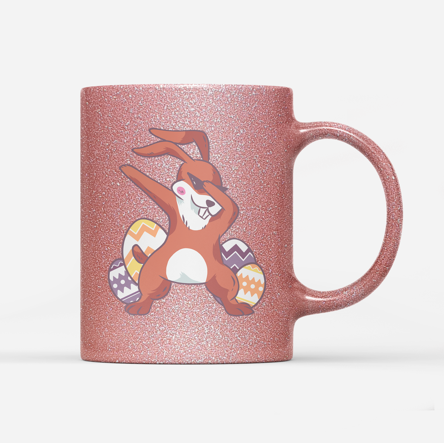 Tasse Glitzer Dabbing Bunny