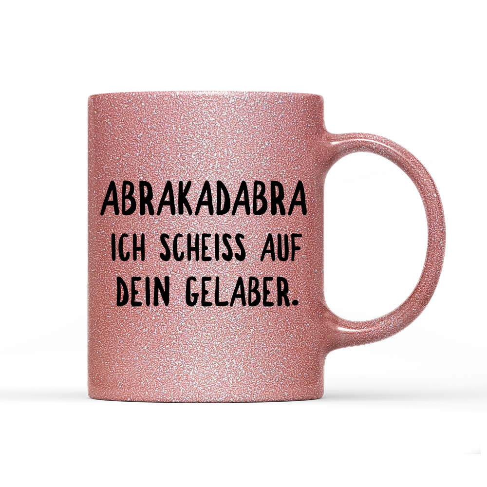 Tasse Glitzer ABRAKADABRA