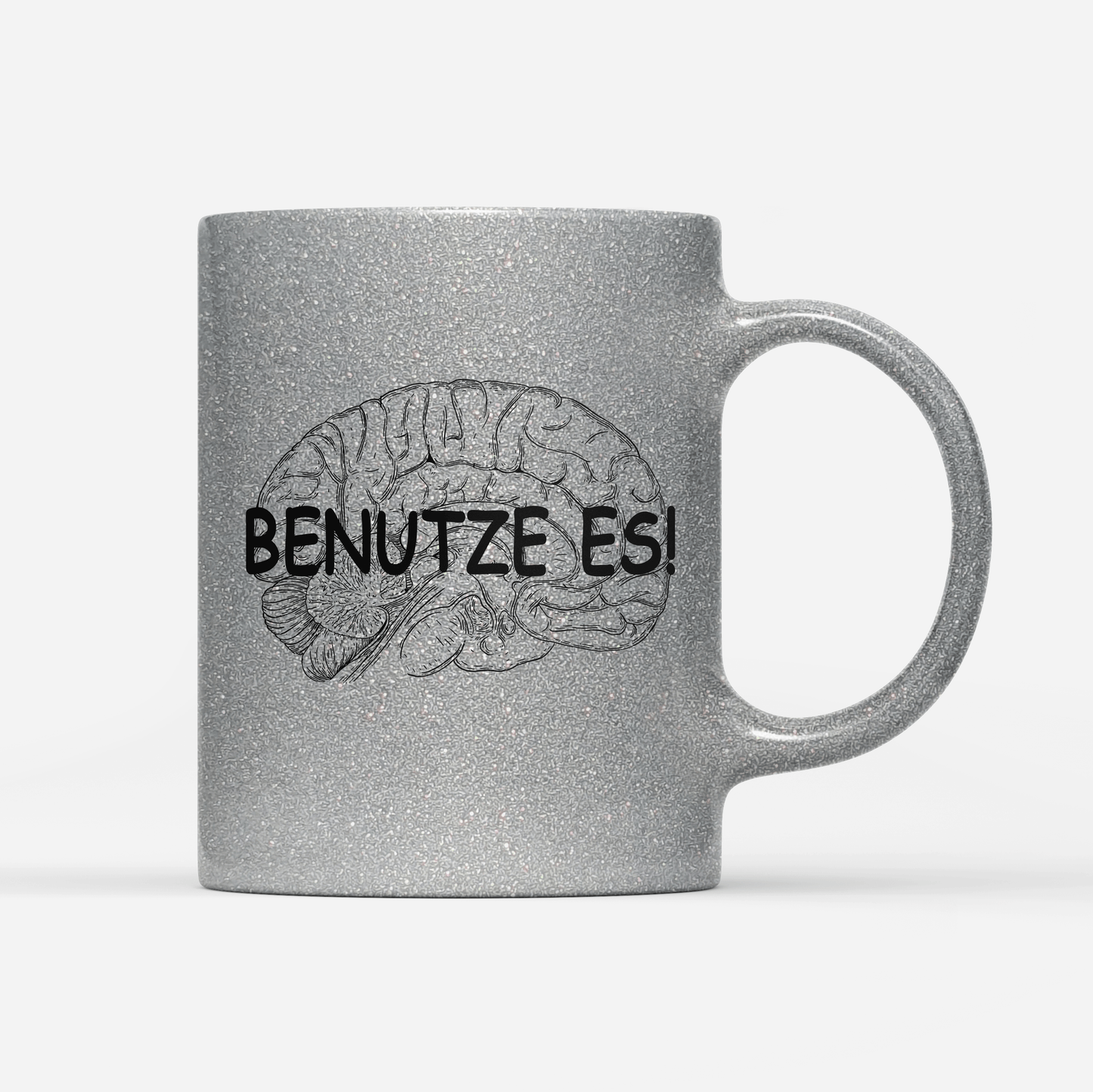 Tasse Glitzer Edition Benutze Es