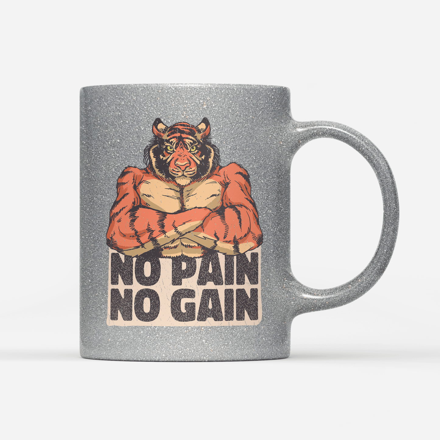 Tasse Glitzer Edition No Pain No Gain