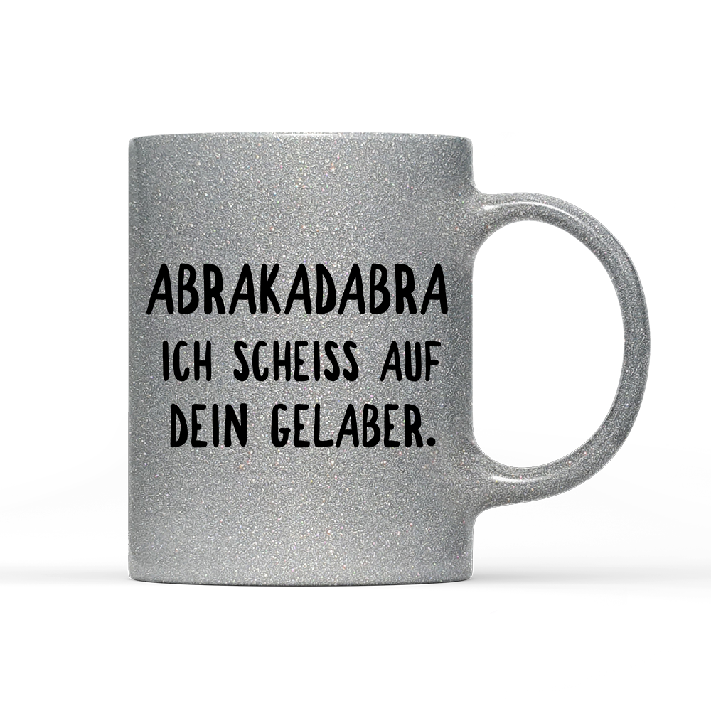 Tasse Glitzer ABRAKADABRA