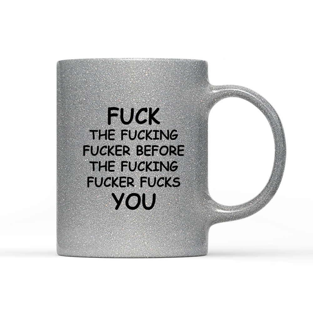 Tasse Glitzer Edition Fuck