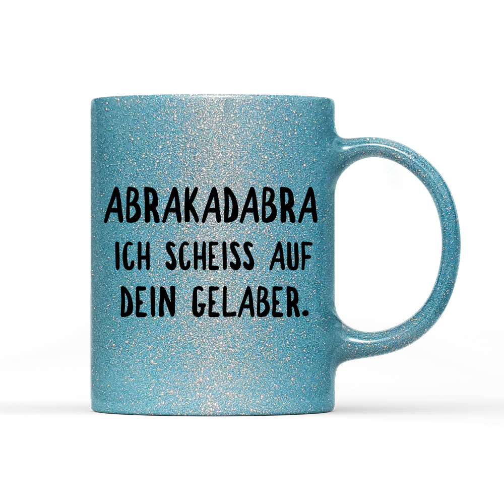 Tasse Glitzer ABRAKADABRA