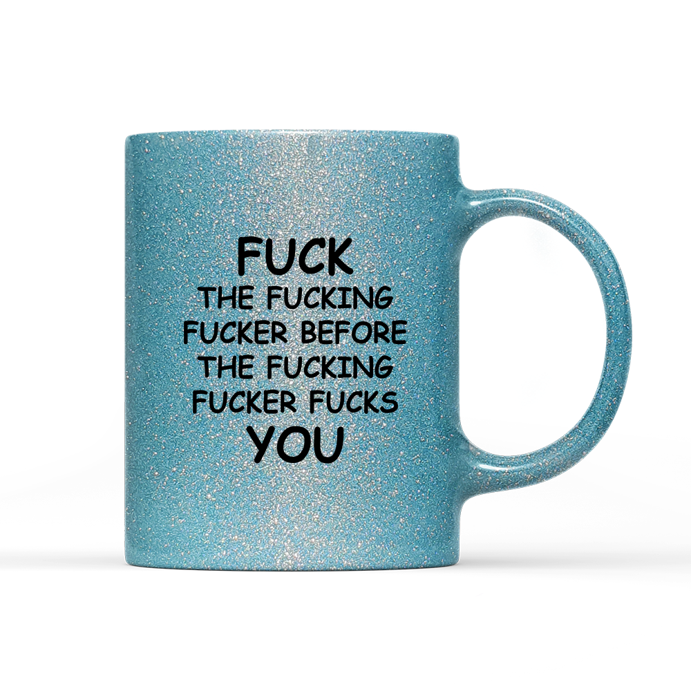 Tasse Glitzer Edition Fuck