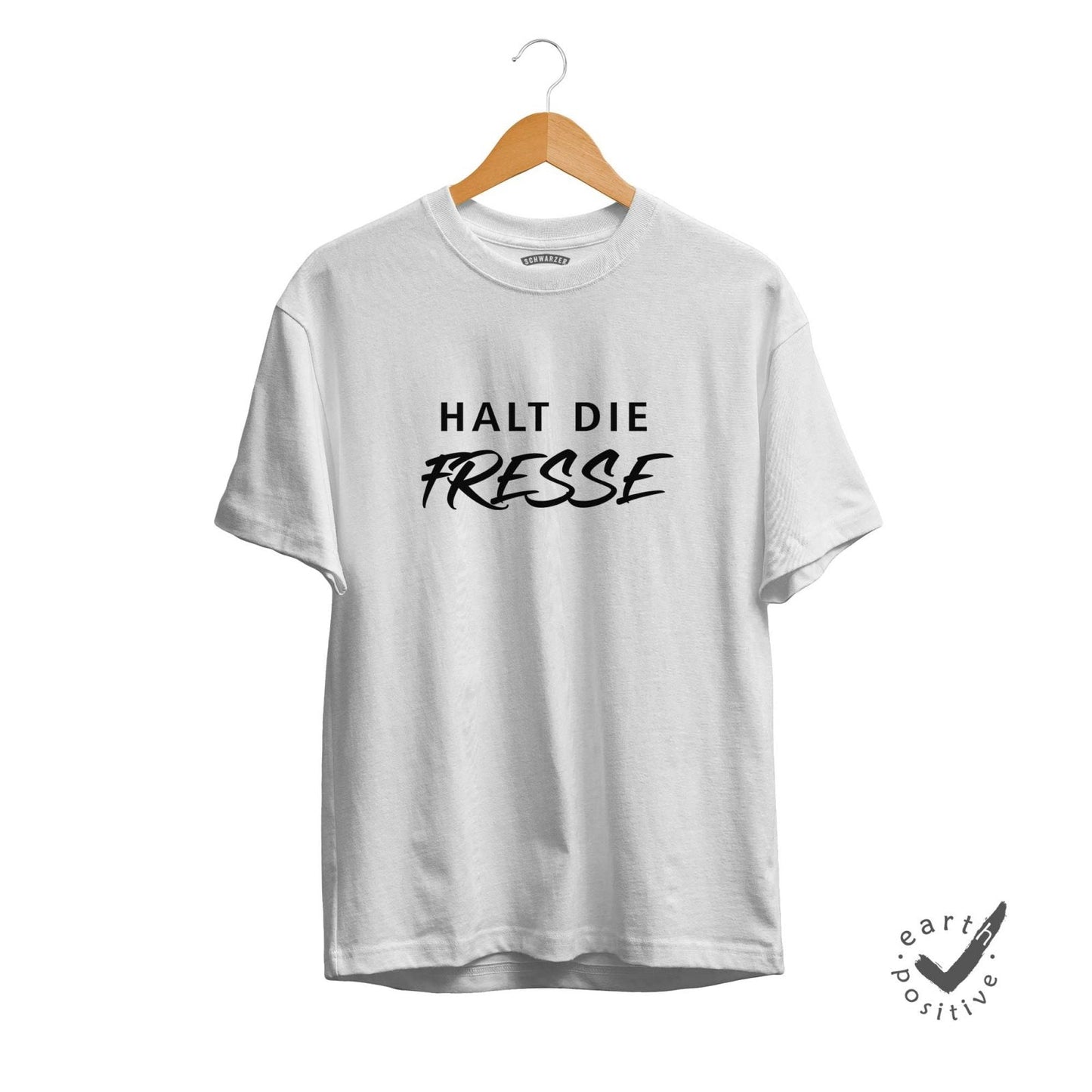 Herren T-Shirt Halt die Fresse