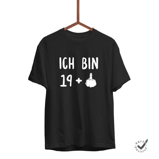 Herren T-Shirt Ich bin 19+