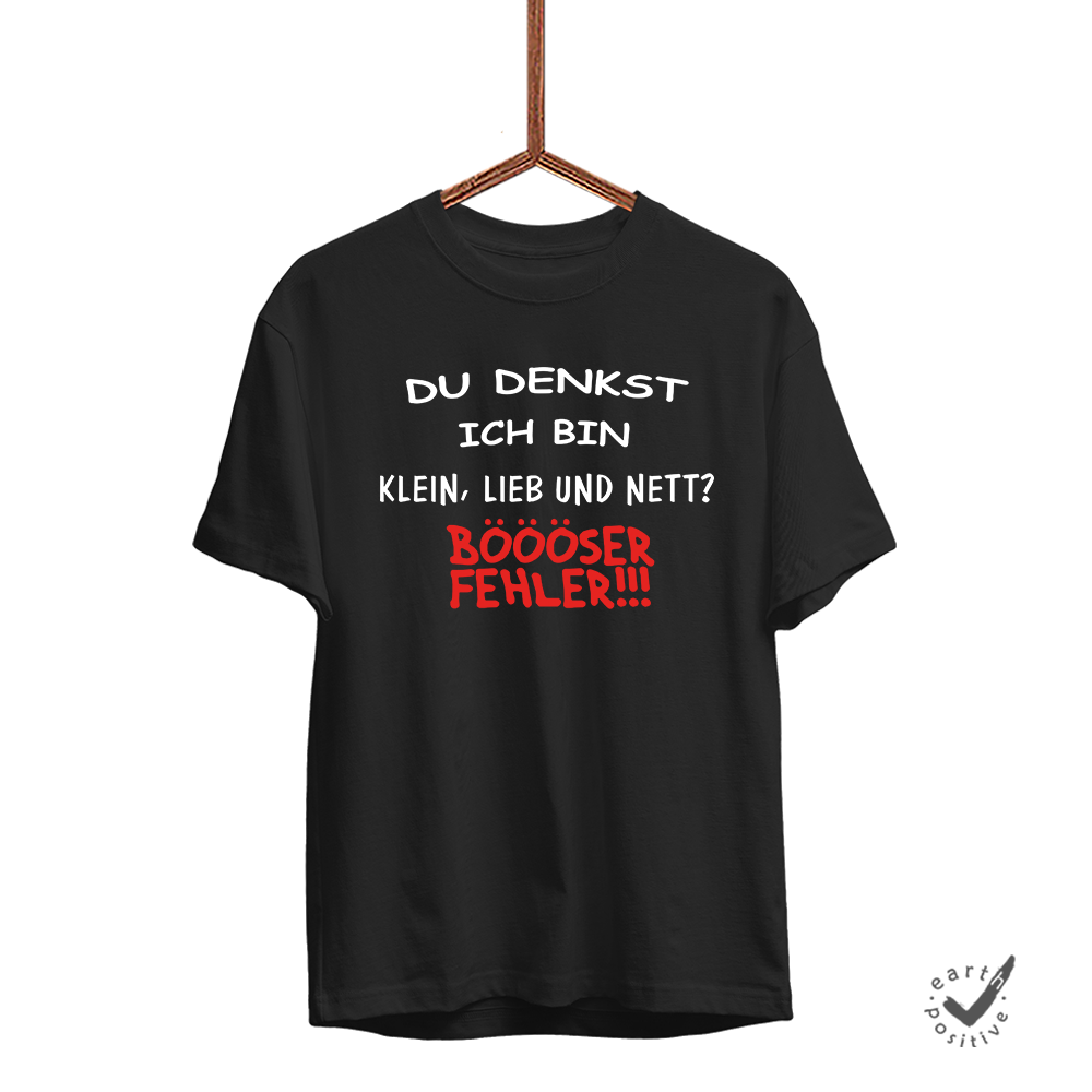 Herren T-Shirt Klein, lieb und nett