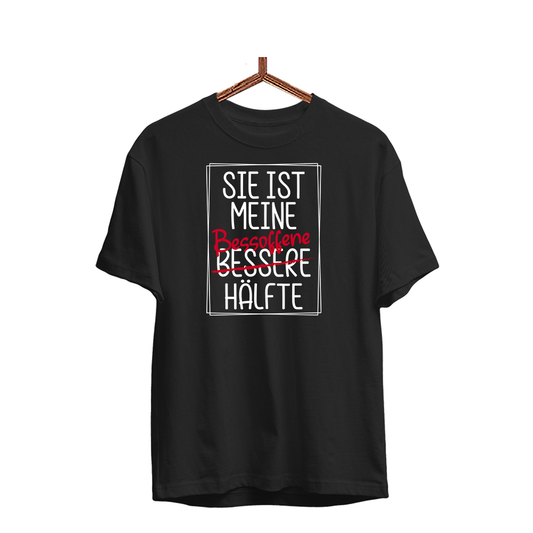 Herren T-Shirt Sie ist meine Bessoffene hälfte