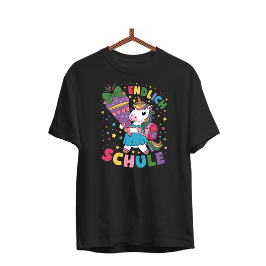 Kinder T-Shirt Endlich Schule