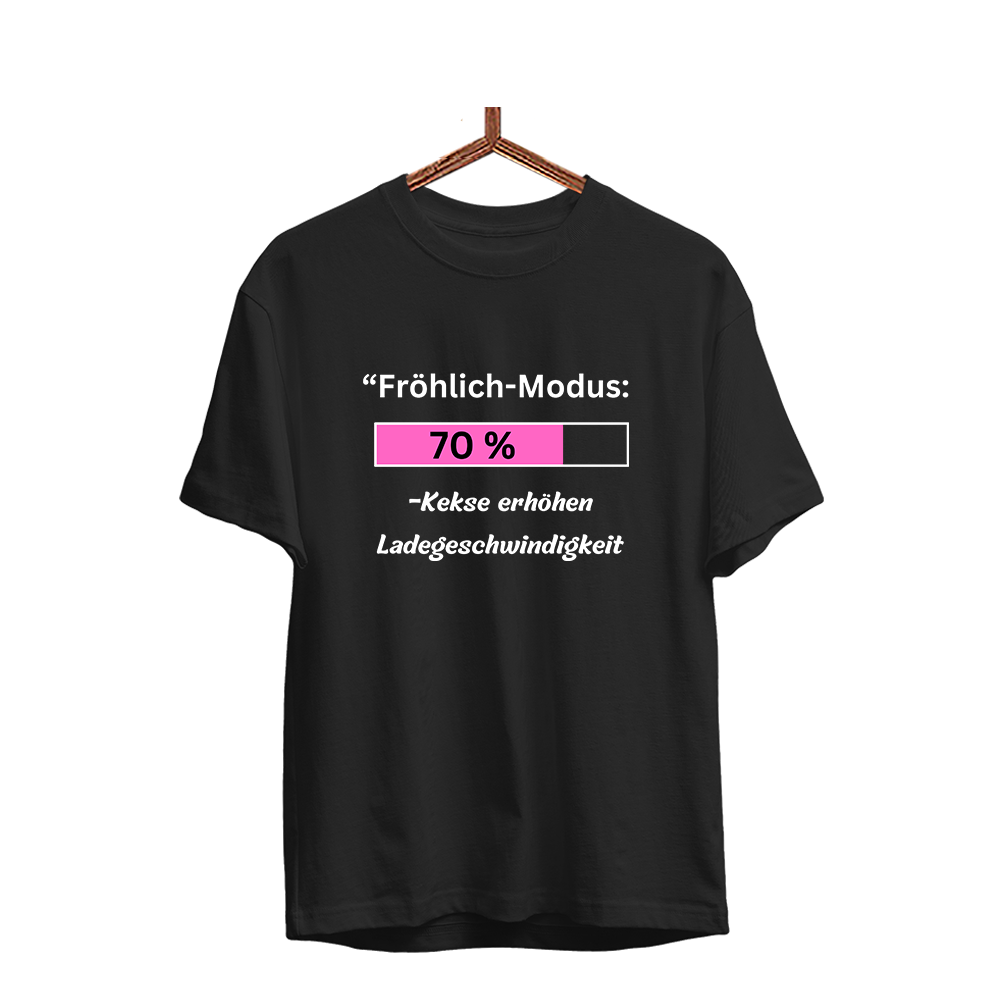 Kinder T-Shirt Fröhlich modus Pink