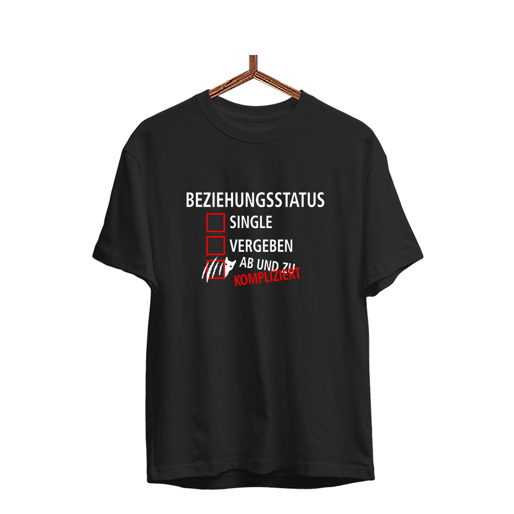 Herren T-Shirt Beziehungsstatus kompliziert