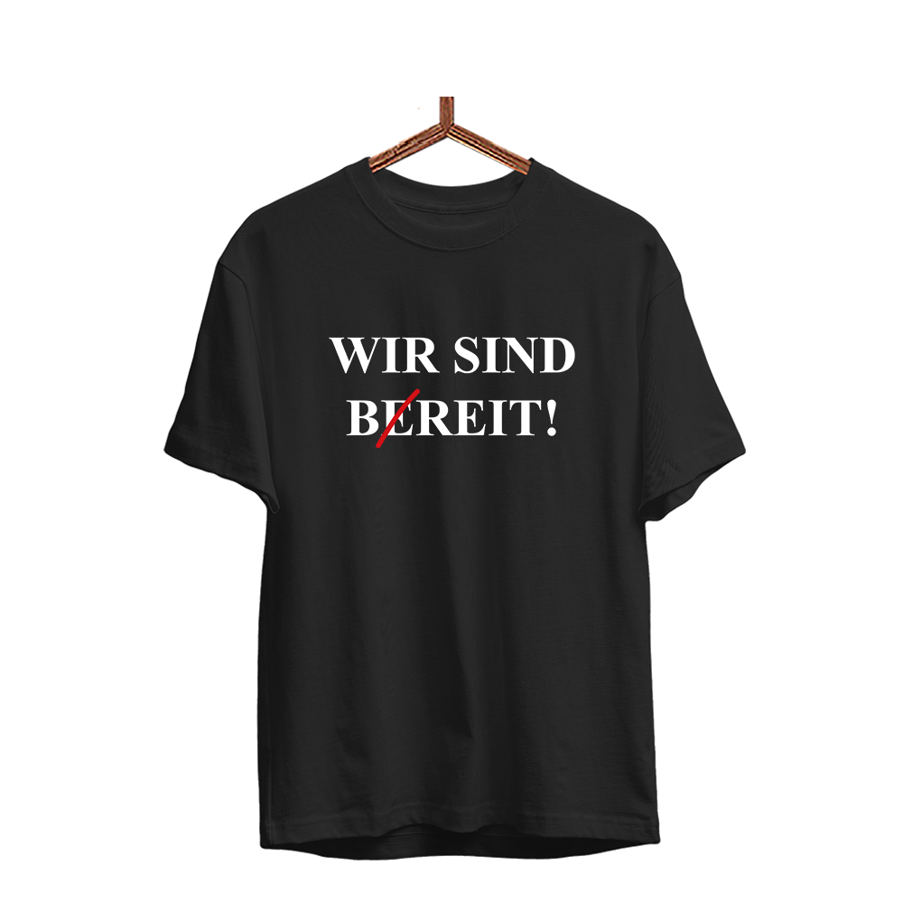 Herren T-Shirt Wir sind bereit