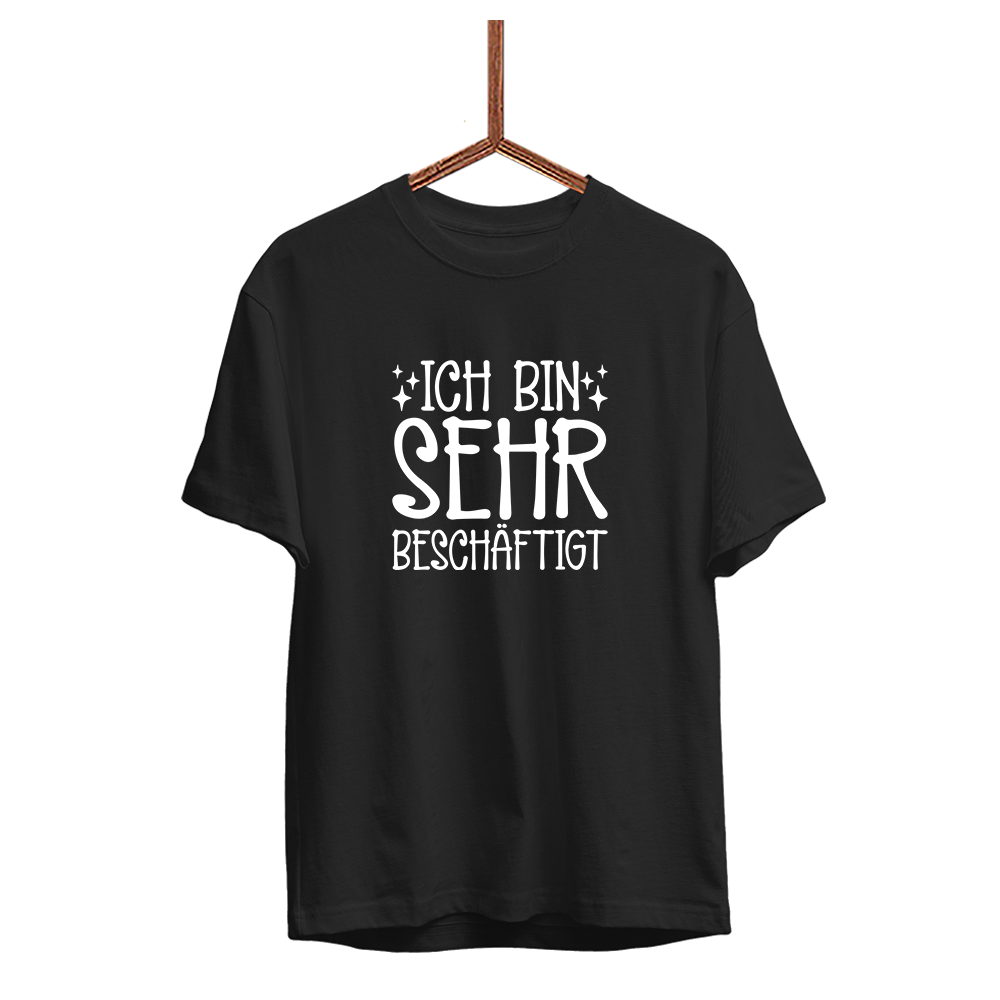 Herren T-Shirt Ich bin sehr beschäftigt