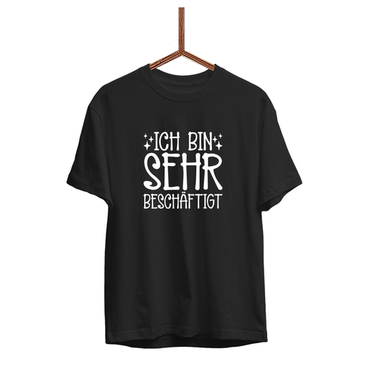 Herren T-Shirt Ich bin sehr beschäftigt