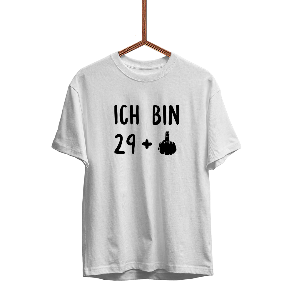 Herren T-Shirt Ich bin 29+