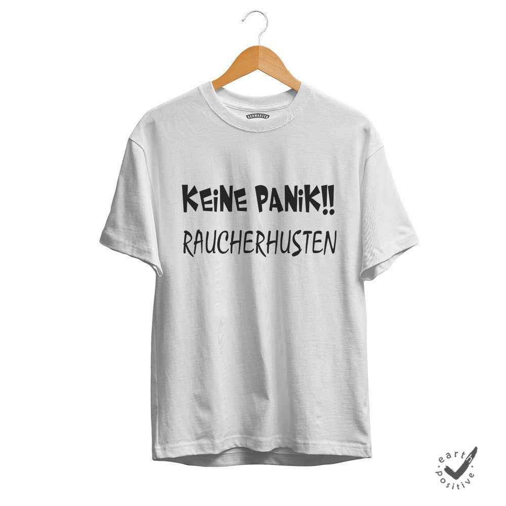 Herren T-Shirt Keine Panik Raucherhusten