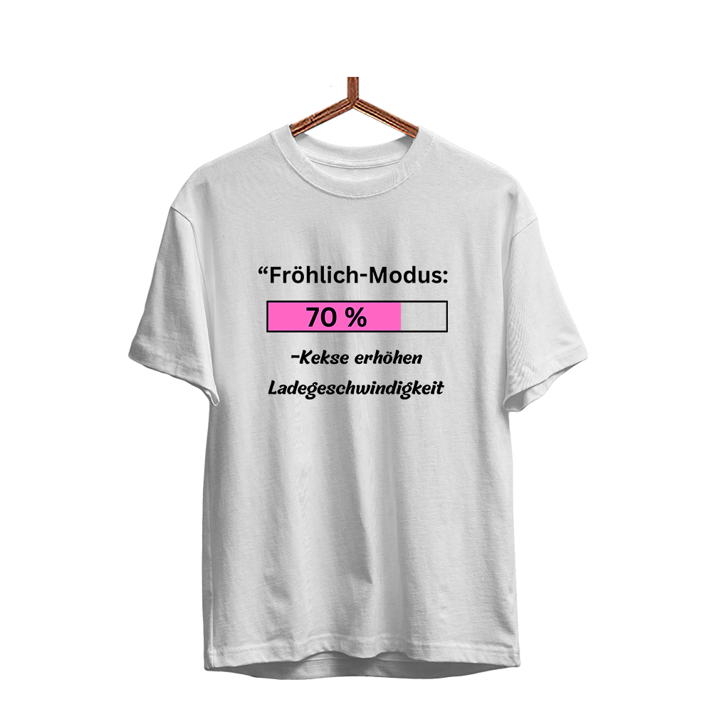 Kinder T-Shirt Fröhlich modus Pink