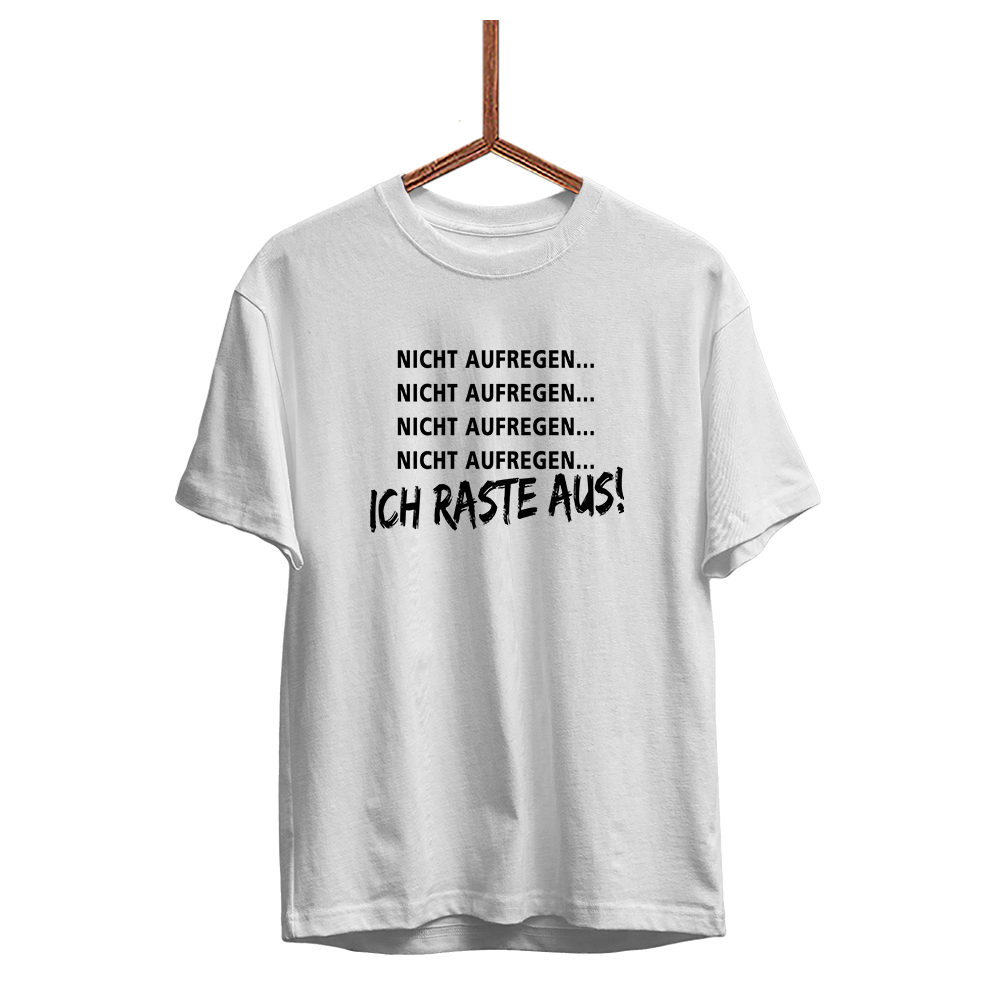 Herren T-Shirt Ich Raste aus