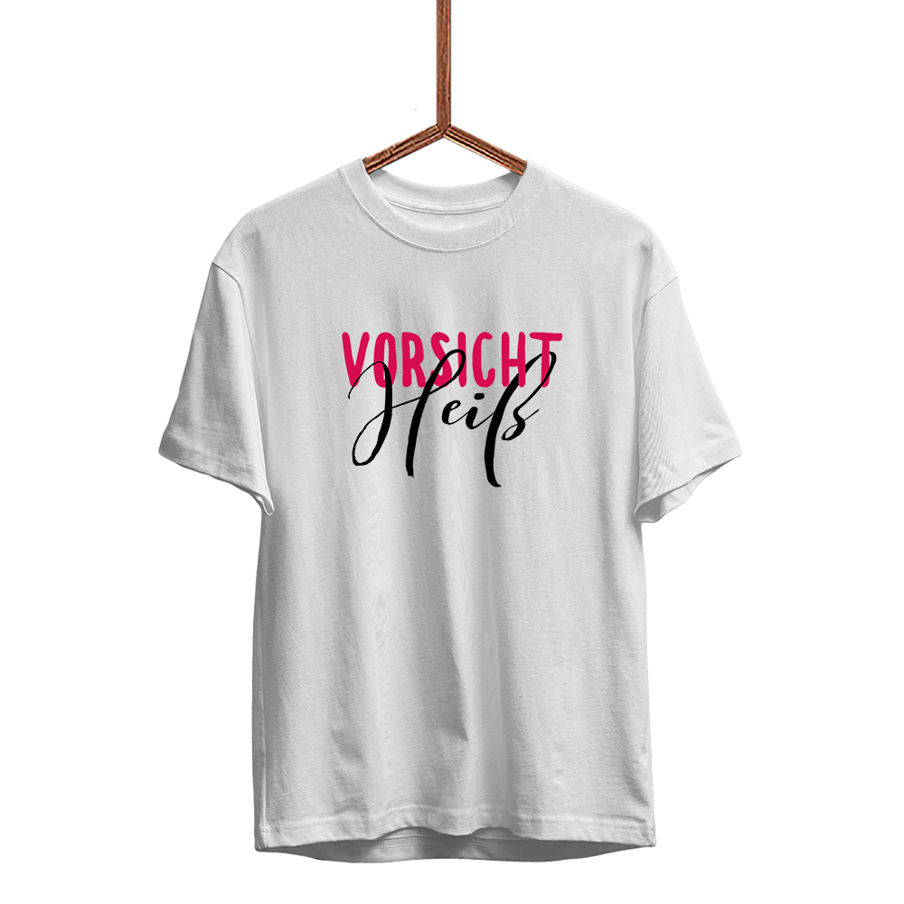 Herren T-Shirt Vorsicht heiß