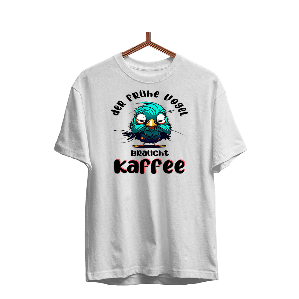 Herren T-Shirt der frühe Vogel