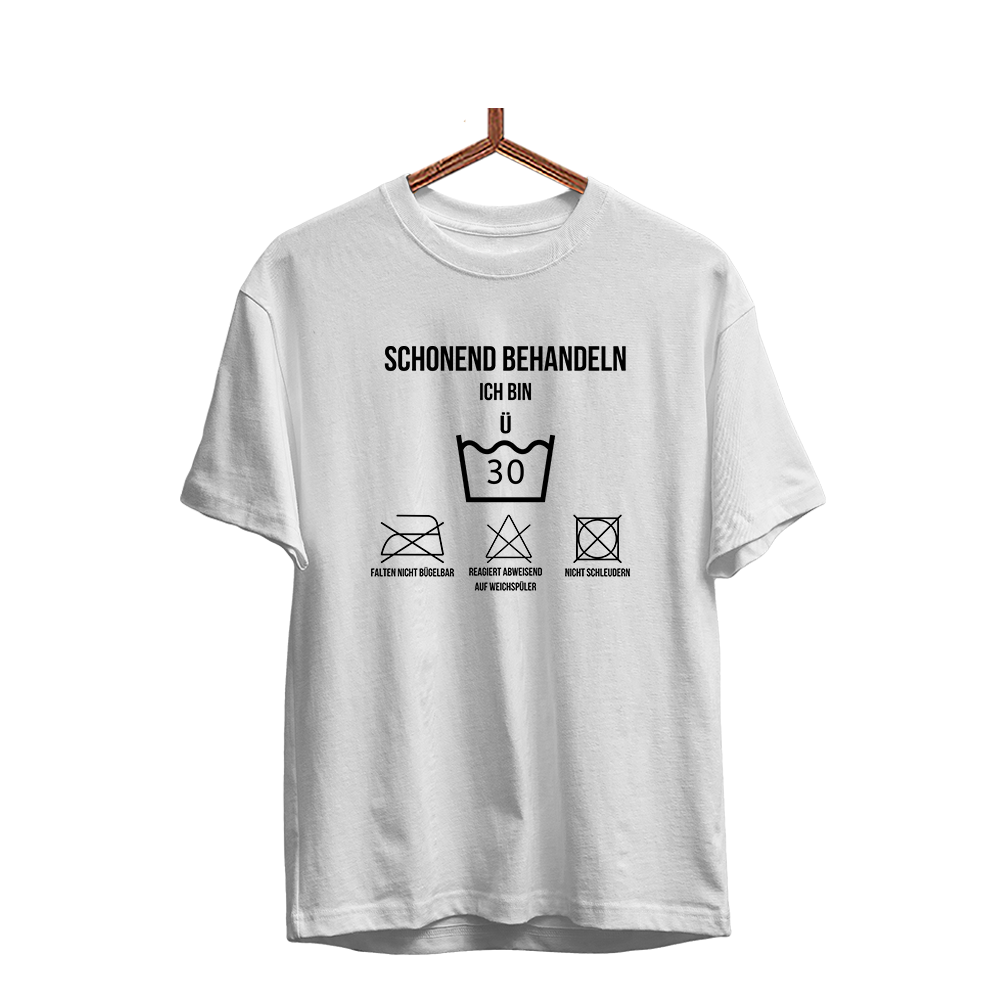 Herren T-Shirt Schonend behandeln 30