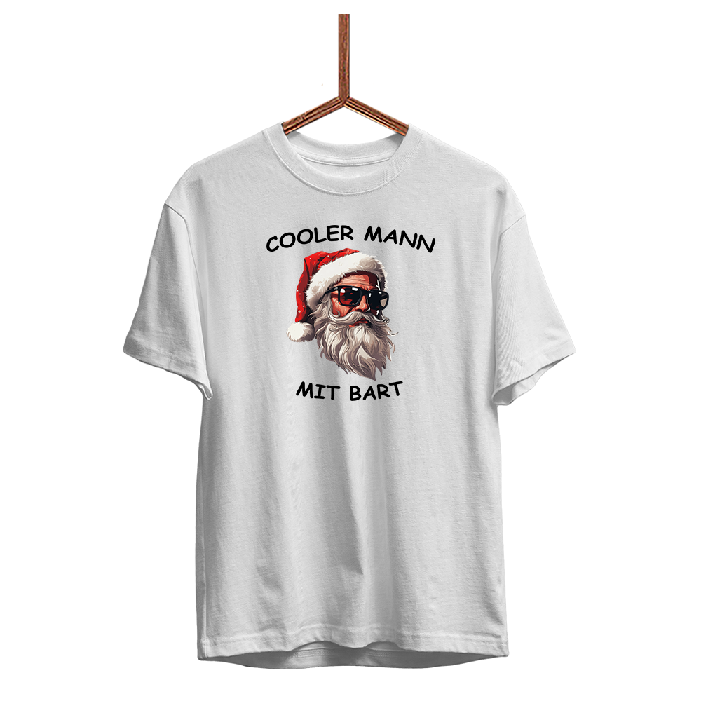 Herren T-Shirt Cooler Mann mit Bart