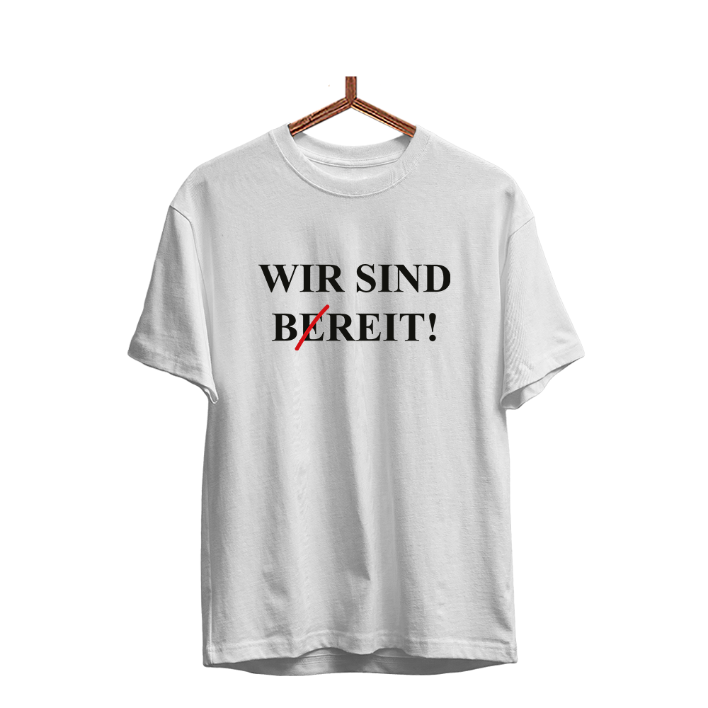 Herren T-Shirt Wir sind bereit