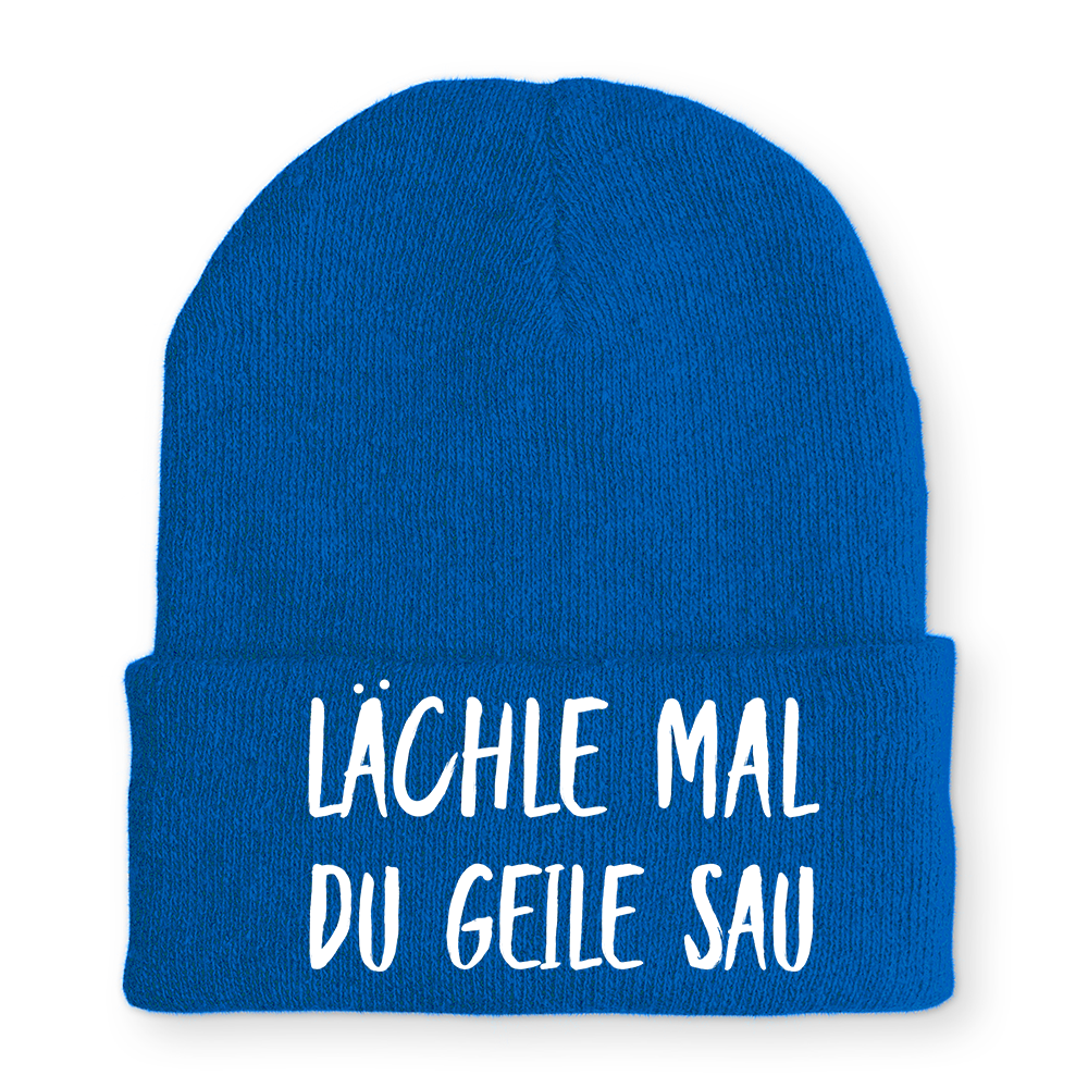 Mütze Lächle mal du geile Sau