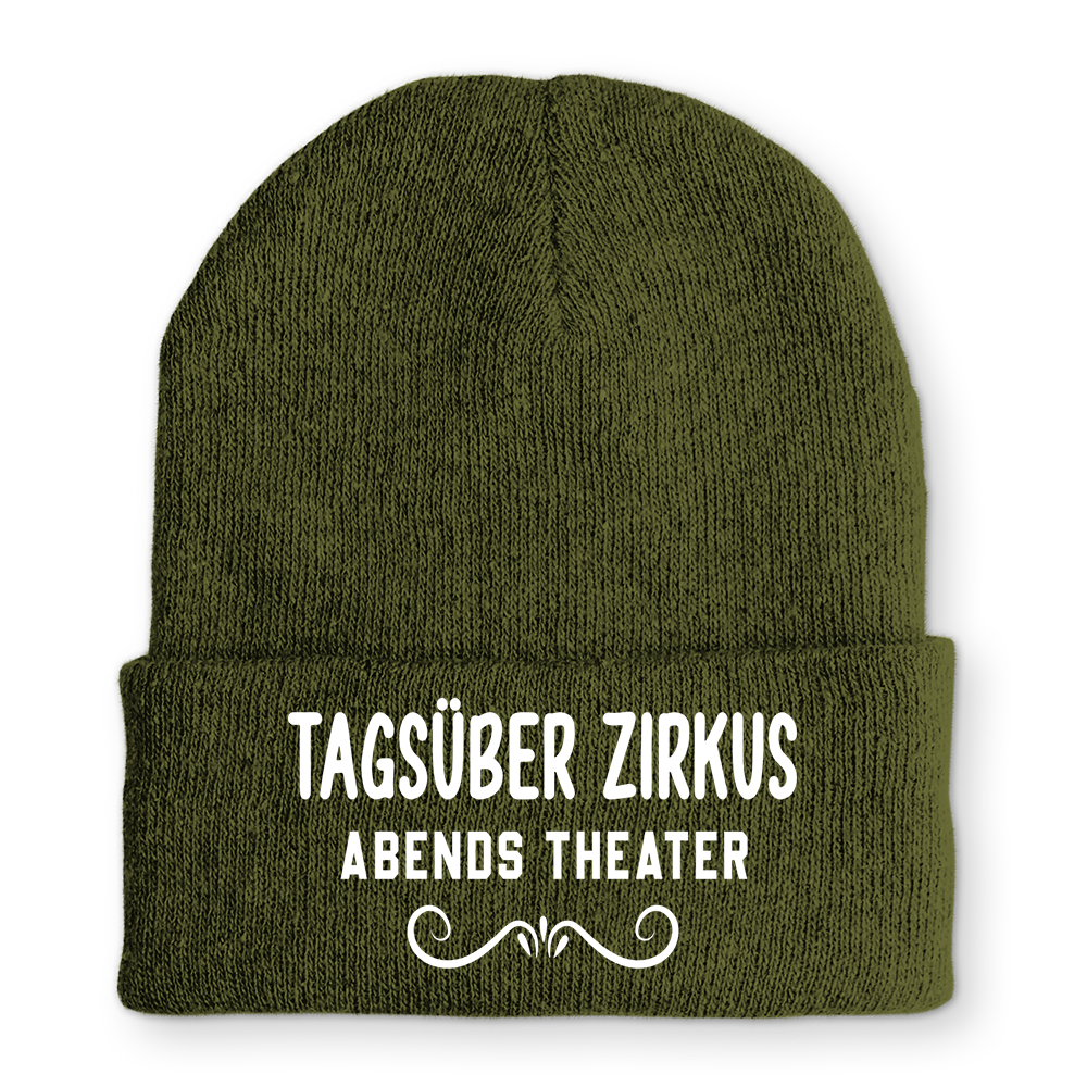 Mütze Tagsüber Zirkus Abends Theater