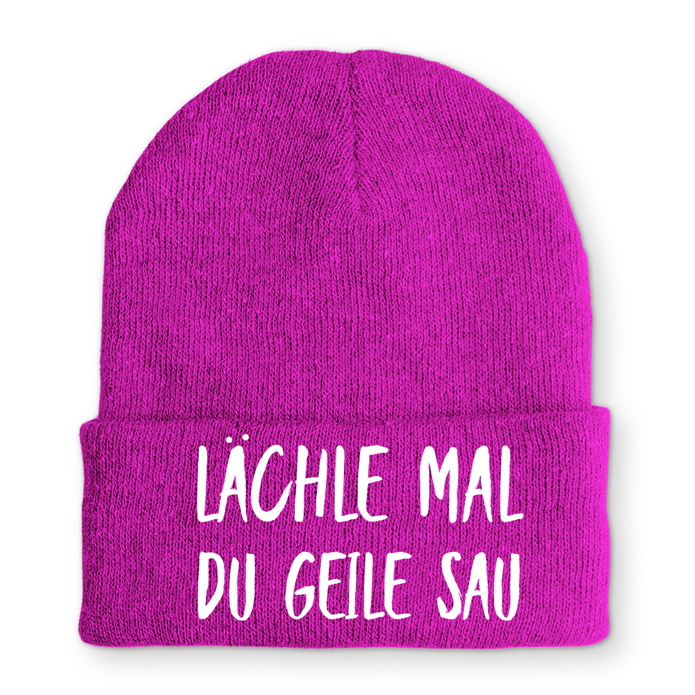 Mütze Lächle mal du geile Sau