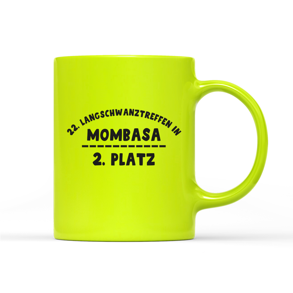 Tasse Neon Zweiter Platz