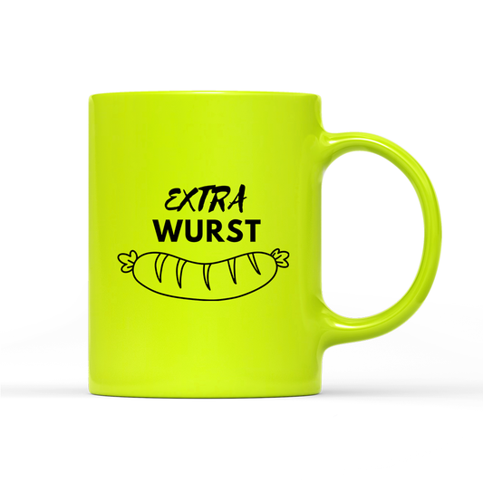 Tasse Neon Extra Wurst