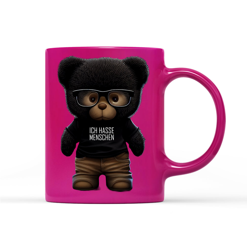 Tasse Teddybär Ich hasse Menschen