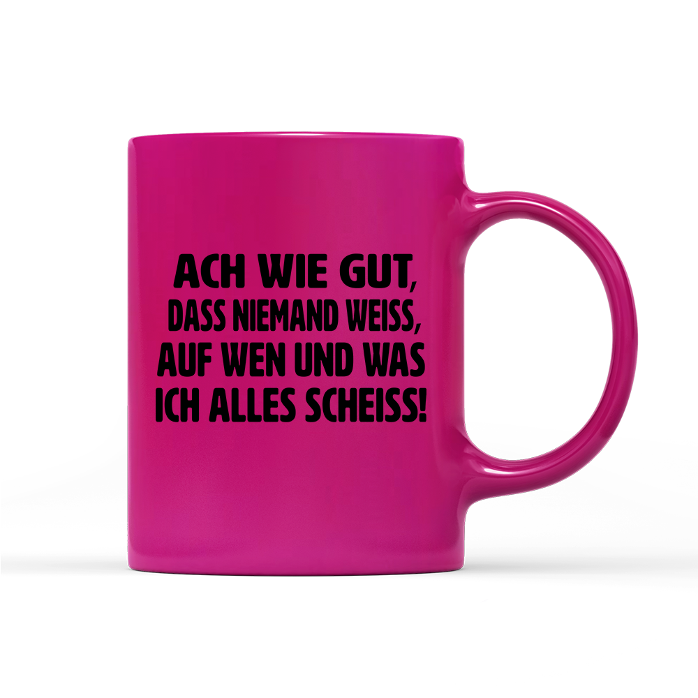 Tasse Neon ach wie gut