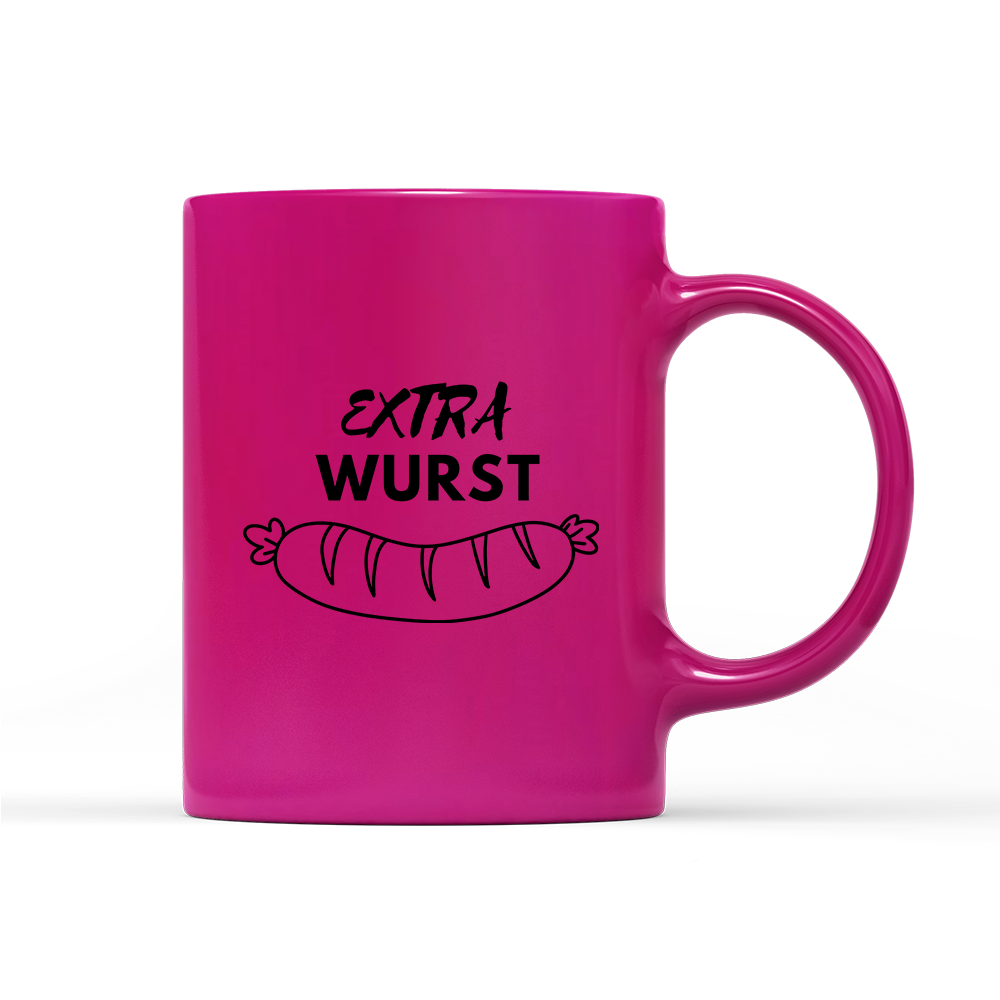 Tasse Neon Extra Wurst