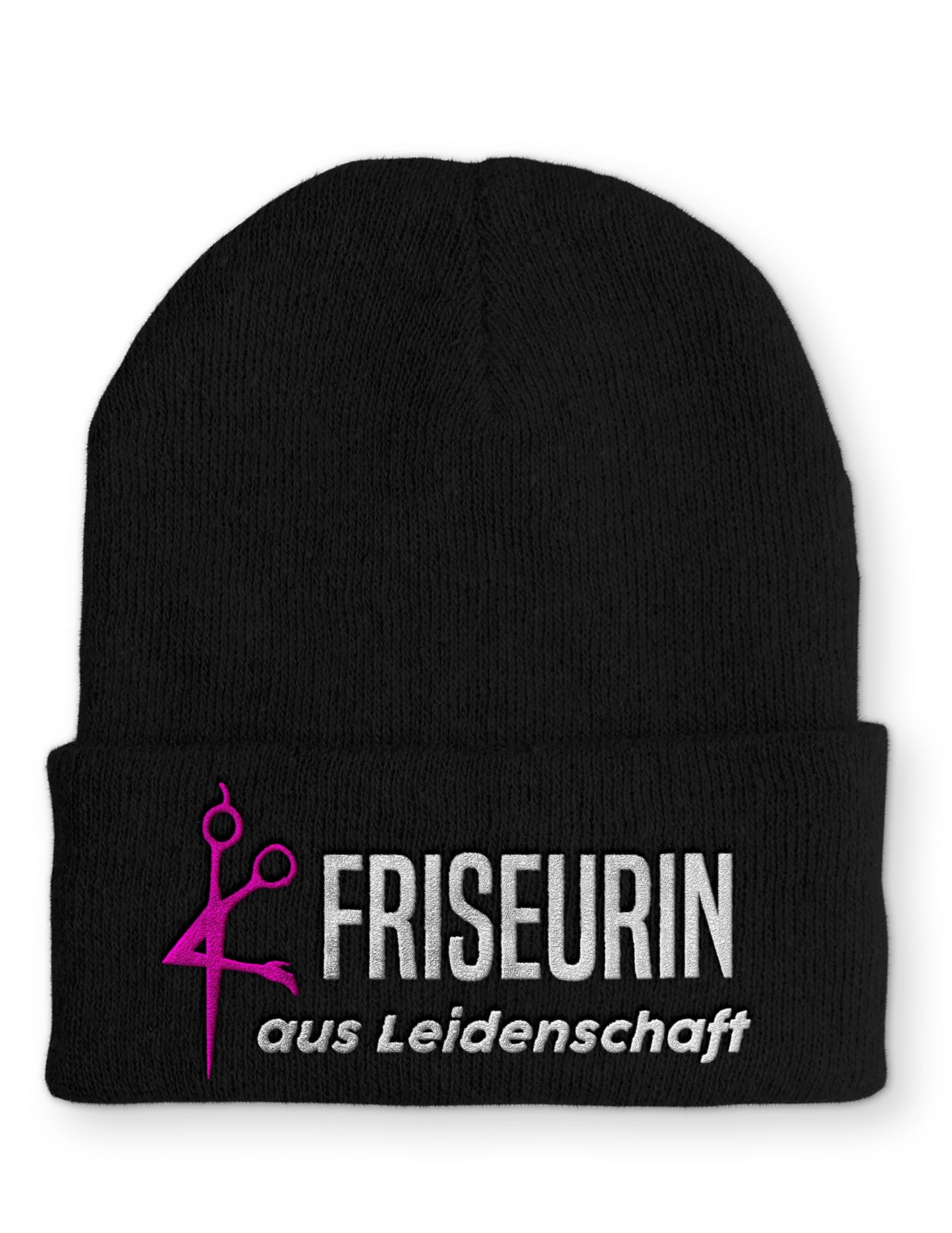 Mütze Friseurin aus Leidenschaft Wintermütze Beanie