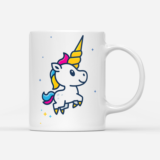 space einhorn weiss