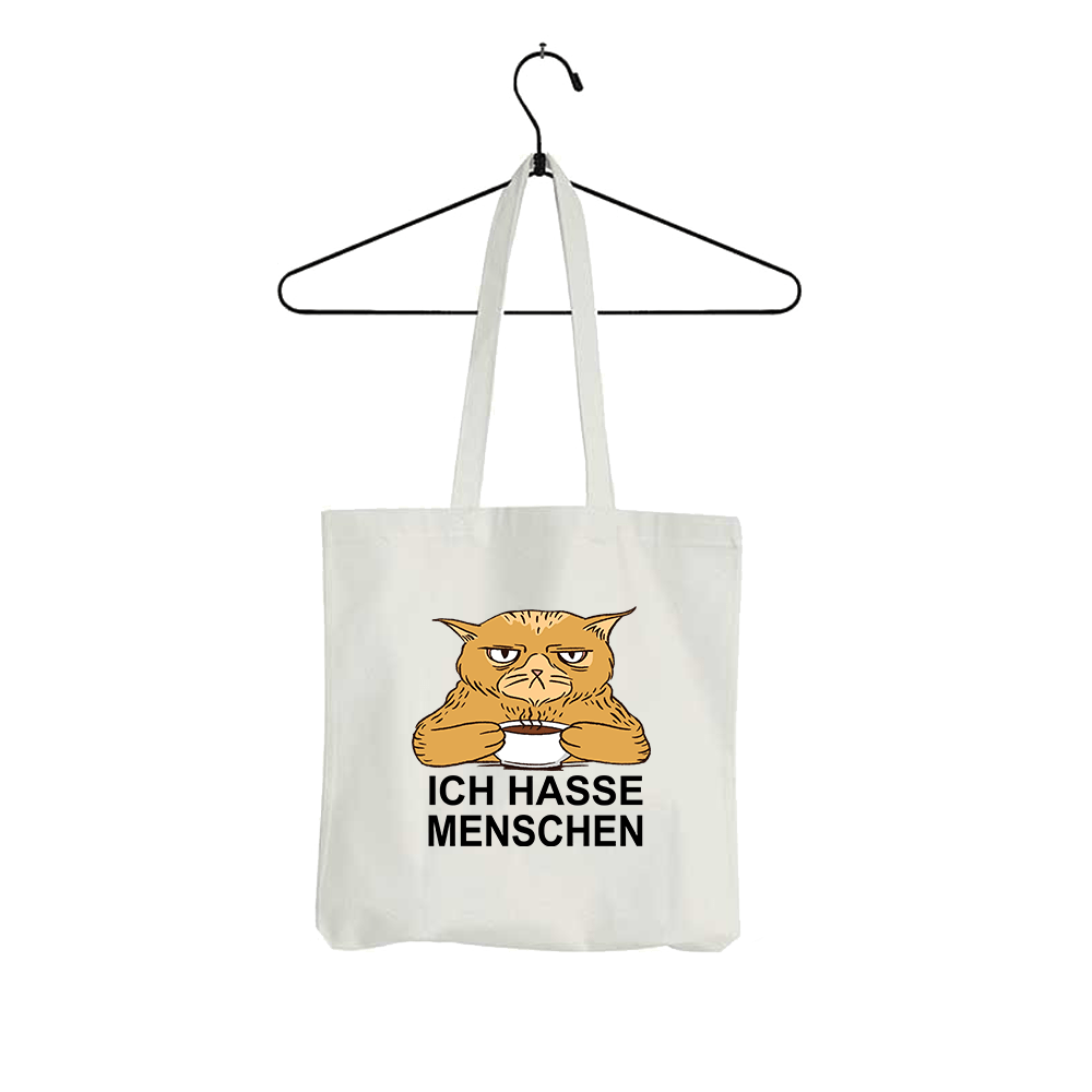 tasche-natur- Ich hasse Menschen Cat-min