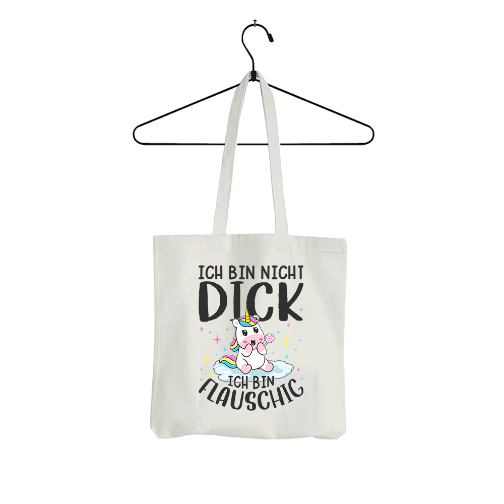 Tasche Ich bin nicht dick, ich bin flauschig