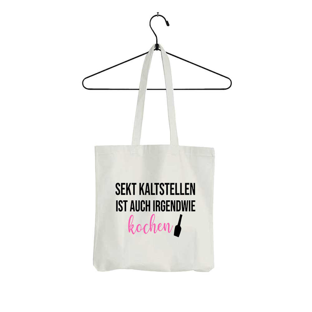 Tasche Sekt kaltstellen ist auch irgendwie kochen