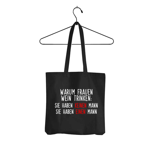 Tasche Warum Frauen Wein trinken