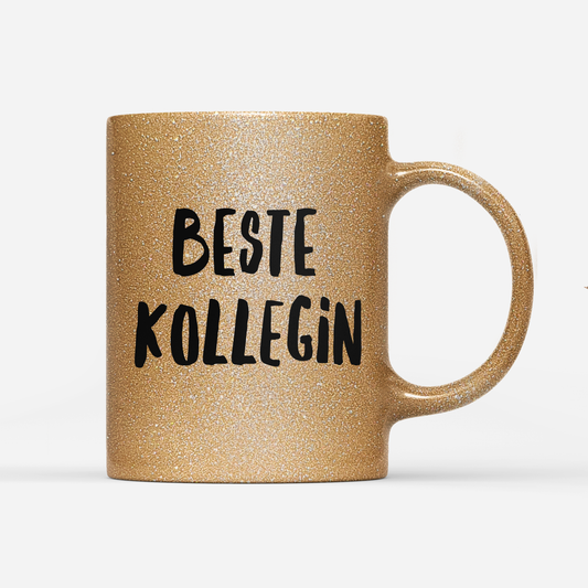 Tasse Glitzer Edition Beste Kollegin