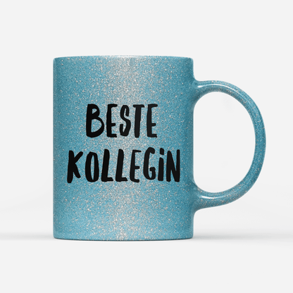 Tasse Glitzer Edition Beste Kollegin