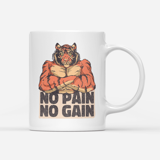 tasse-weiss-no-pain-no-gain