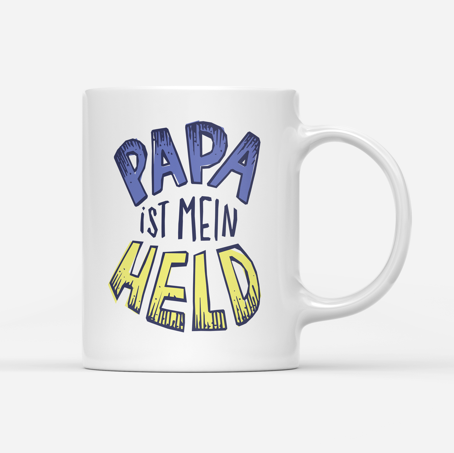 tasse-weiss-papa-ist-mein-held